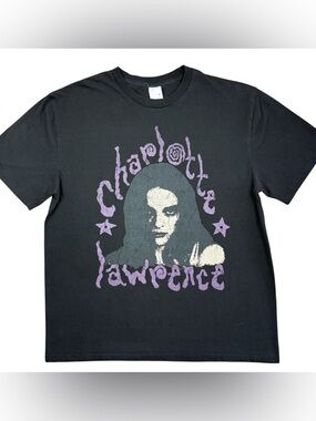 Charlotte Lawrence 2024 Tour T-Shirt Black Concert Merch Adult size L